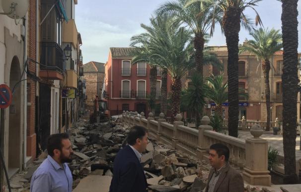 Diputación aportará 30.000 euros para obras de emergencia en la calle Risquillo de Navas de San Juan