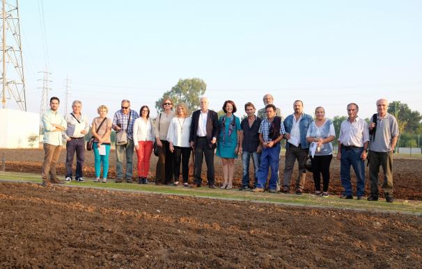 Ayuntamiento adjudica los primeros 15 huertos urbanos del Parque Guadaíra y formará en agricultura ecológica