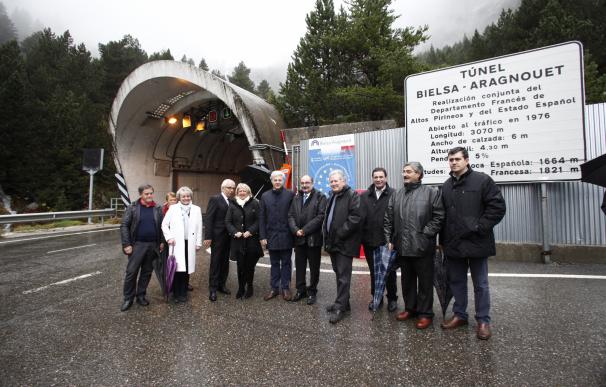 Lambán quiere buscar financiación europea para enlazar el túnel de Bielsa hasta la estación de Piau Engaly