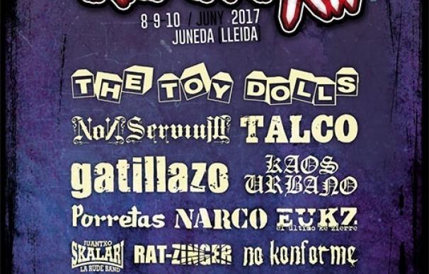 Kalikenyo Rock 2017 tendrá a Toy Dolls, Porretas, Non Servium, El Último Ke Zierre y Narco