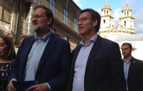 Rajoy cenó el sábado con Feijóo y otros parlamentarios gallegos tras ser reelegido presidente