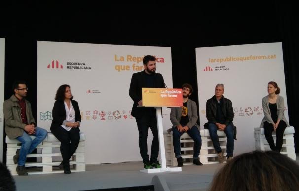 Rufián (ERC) cree que el Gobierno no permite un referéndum en Cataluña porque lo perdería