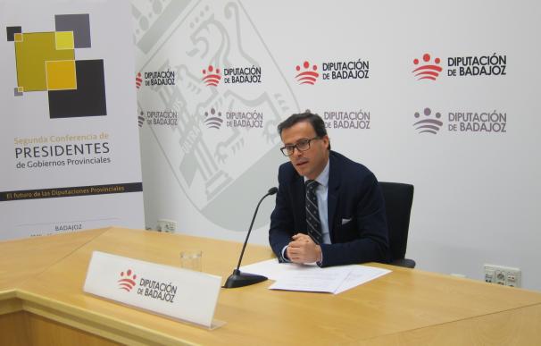 La II Conferencia de presidentes de gobiernos provinciales abordará en Badajoz el futuro de las diputaciones