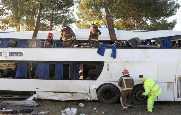 Abandona el hospital el último herido en el accidente del autocar holandés