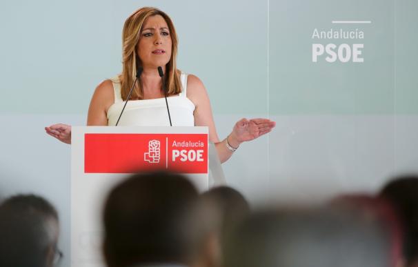 Susana Díaz asiste este lunes a la primera reunión de la Ejecutiva del PSOE-A del nuevo curso político