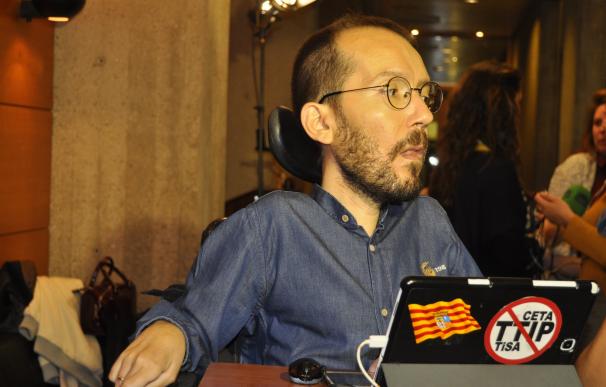 Echenique (Podemos) critica que el Gobierno "continuista" de Rajoy realizará "la misma política"