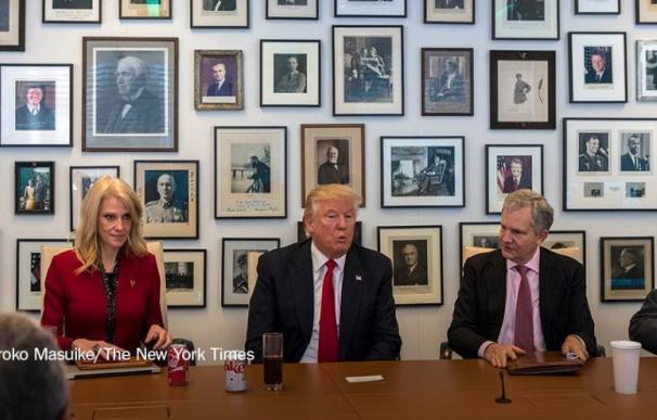 Las frases de Donald Trump tras su visita a la sede The New York Times
