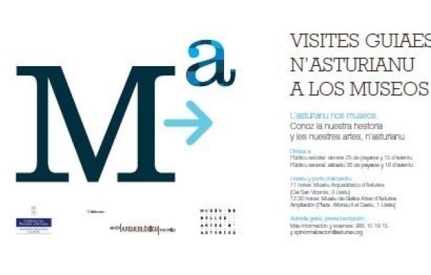 Educación inicia un programa de visitas guiadas en asturiano al Museo Arqueológico y al Bellas Artes