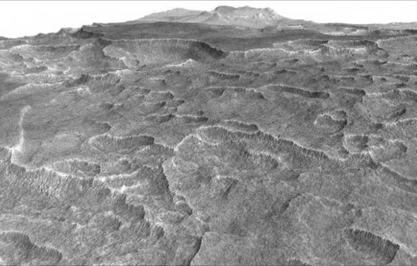 Un depósito de hielo en Marte tiene tanta agua como el Lago Superior