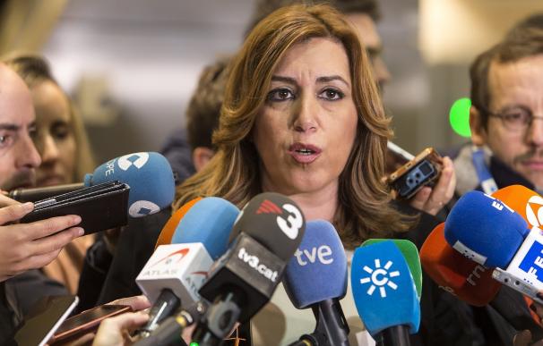 Susana Díaz afirma que España "merece un PSOE fuerte" y confía en que "pronto" se resuelva el congreso