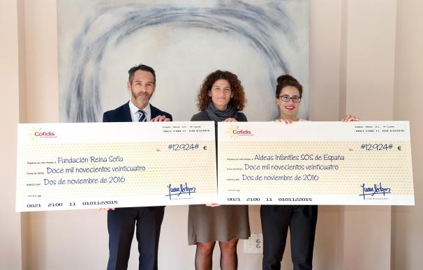Cofidis dona los 25.848 euros recaudados en 'Pedalón Solidario' a Aldeas Infantiles SOS y la Fundación Reina Sofía