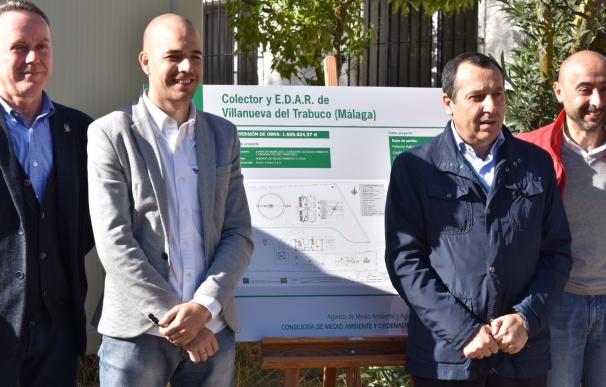 La Junta inicia la construcción de la Estación Depuradora de Aguas Residuales de Villanueva del Trabuco