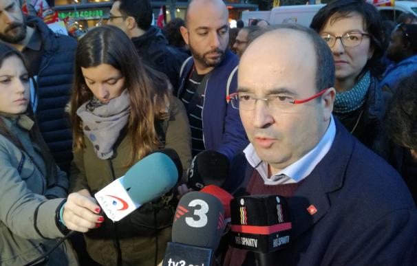 Iceta comparte con Díaz "no romper la soberanía nacional" pero lo ve compatible con llamar "nación" a Cataluña
