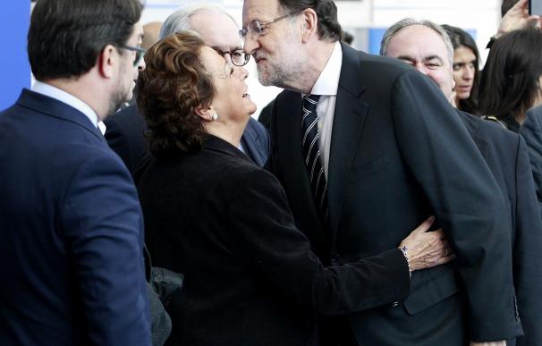 Mariano Rajoy asistió al funeral por Rita Barberá en Valencia