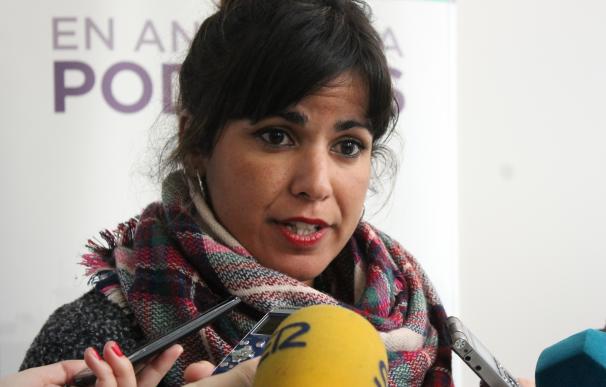 Teresa Rodríguez incide en "descentralizar" Podemos, que ha de ser alternativa para "todos" los que sufrieron la crisis