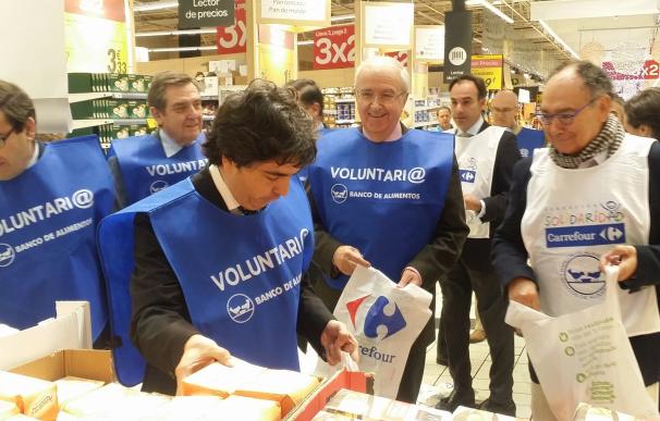 Garcés apela a la generosidad los españoles para superar los 22 millones de kilos de alimentos en La Gran Recogida