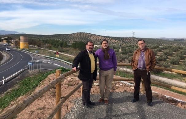 Diputación acondiciona dos carreteras en Alcaudete con una inversión superior a los 131.000 euros