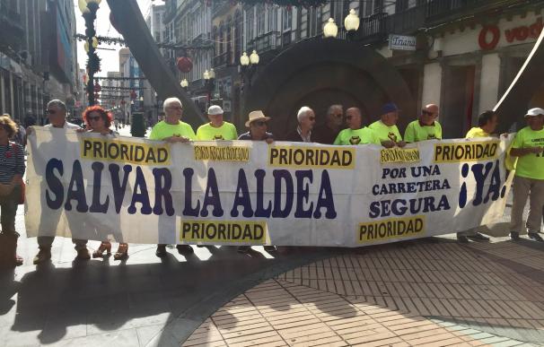 Los vecinos de La Aldea (Gran Canaria) desconfían que los túneles de la nueva vía se abran en diciembre