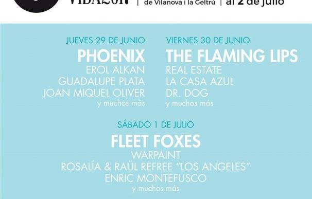 Phoenix y Fleet Foxes se suman al Vida Festival 2017