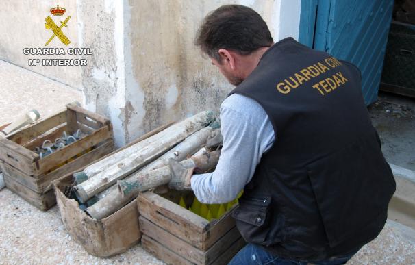 Guardia Civil destruye más de 300 explosivos en 2016, el triple que el año anterior