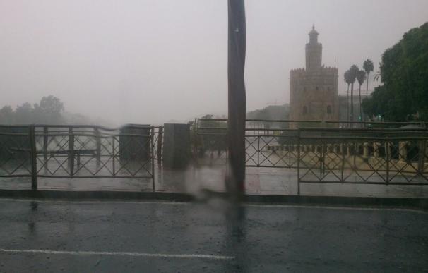 La Aemet activa avisos amarillos por lluvias este lunes en todas las provincias andaluzas excepto Almería