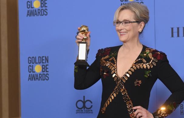 Meryl Streep en los Globos de Oro 2017