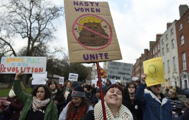 Arranca la concentración en Washington de la Marcha de las Mujeres contra Donald Trump