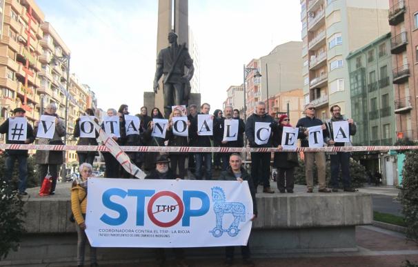 Plataforma contra TTIP de La Rioja vuelve a la calle para recordar que el CETA "va en contra de todos nuestros derechos"