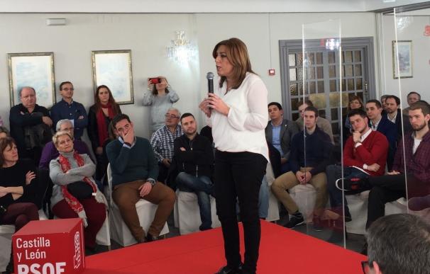 Susana Díaz asegura que en el PSOE "no sobra nadie" y se necesitan personas que pongan "lo mejor, talento y compromiso"