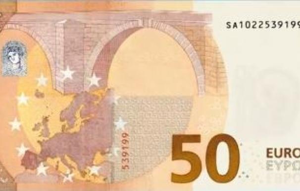 El nuevo billete de 50 euros.