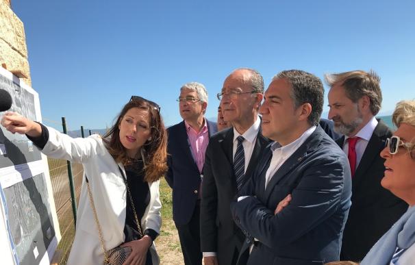 La Diputación comienza la redacción del proyecto que unirá Málaga con Torremolinos a través de la Senda Litoral