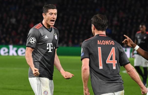 El Bayern avisa al Real Madrid y golea (6-0) al Augsburgo con un 'hat-trick' de Lewandowski