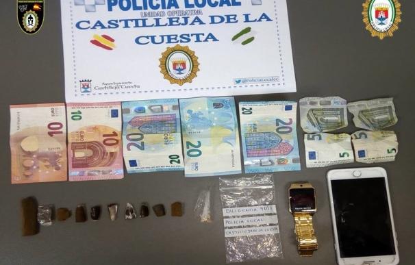 Un detenido por presunta venta de droga 'al menudeo' en un parque de Castilleja de la Cuesta
