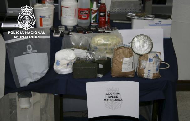 Detenidos los diez miembros de una banda que introducía y procesaba cocaína