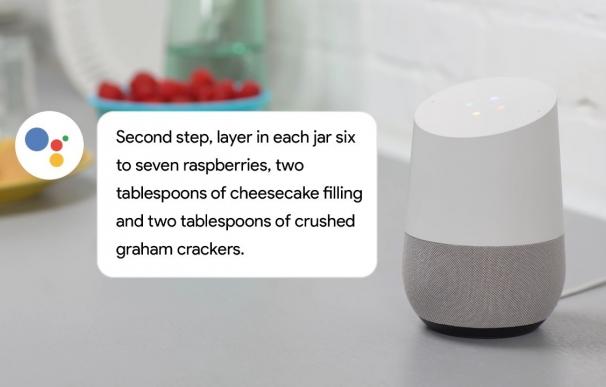 Google Home ahora funciona como ayudante de cocina y explica hasta 5 millones de recetas paso por paso