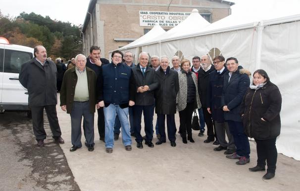 Ceniceros subraya la apuesta de Bioenergía "por crear actividad y empleo" en Ortigosa de Cameros