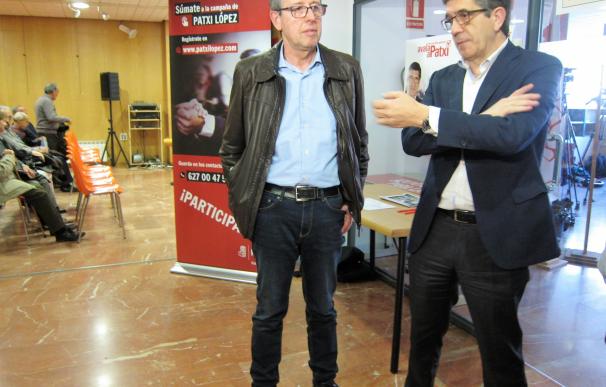 Patxi López habla de la necesidad de "unir al PSOE" en un momento en el que la división del partido es "suicida"