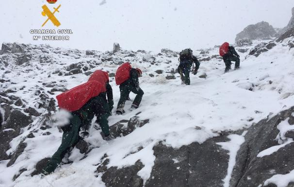 El GREIM confía en poder rescatar hoy los cuerpos de los montañeros fallecidos en Picos de Europa
