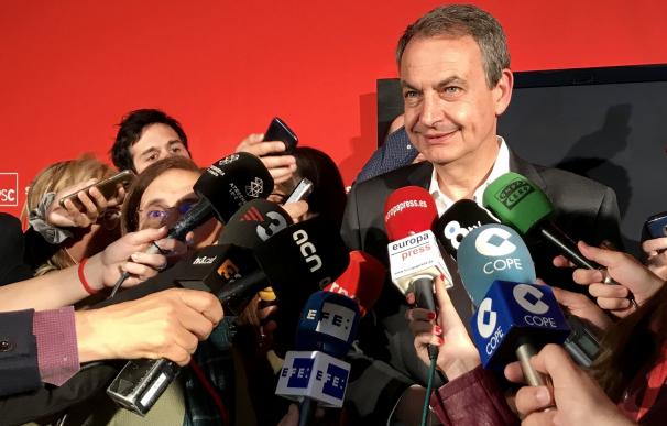Zapatero ve "prejuicios" en Catalunya hacia Susana Díaz por ser mujer y andaluza