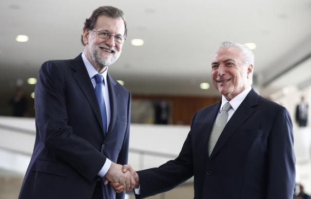 Rajoy pide desde Brasil la celebración de elecciones en Venezuela como única salida a la crisis