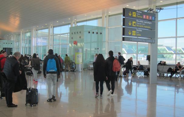 Los pasajeros del Aeropuerto de Barcelona crecen un 6,8% el primer trimestre