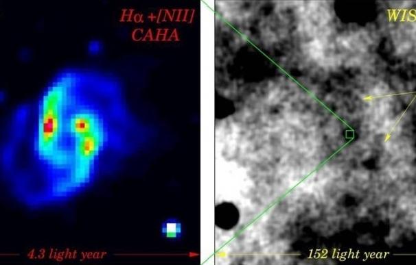 El IAA descubre nuevos detalles sobre el contexto evolutivo de la nebulosa planetaria K4-37
