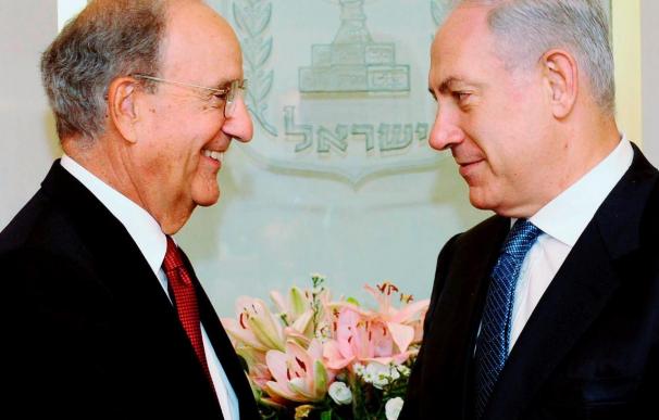 Mitchell y Netanyahu reunidos por tercera vez para reanudar el proceso de paz