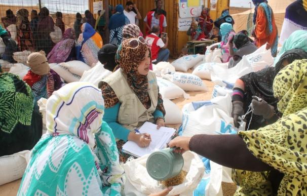 España dona dos millones de euros al Programa Mundial de Alimentos para los refugiados saharauis