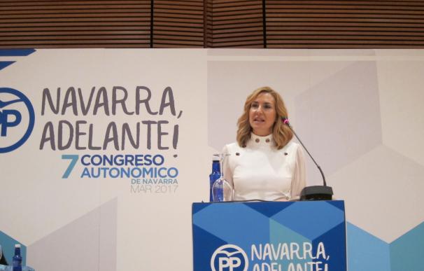 Ana Beltrán dice que "la situación de Navarra" es como para que UPN y PP concurran juntos a las elecciones