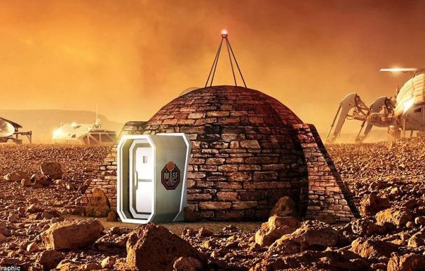 Así sería una casa 'marciana'.