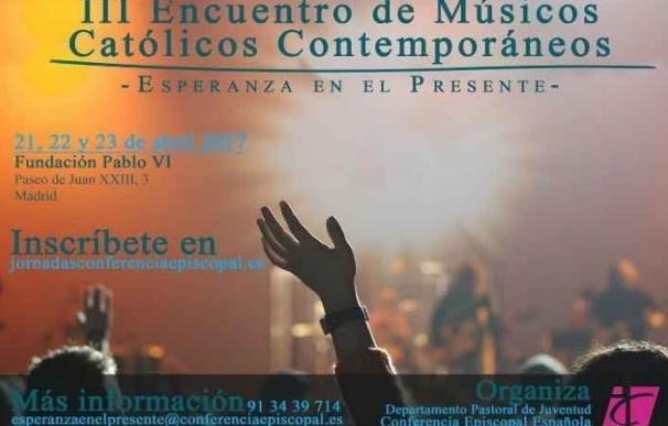 Cantantes, productoras y sacerdotes debatirán del 21 al 23 de abril sobre la música como medio de evangelización