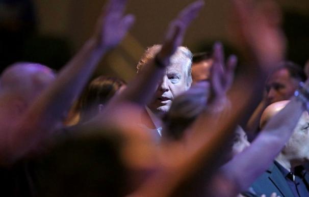 Donald Trump durante un acto en una iglesia de Las Vegas, Nevada, el pasado 30 de octubre