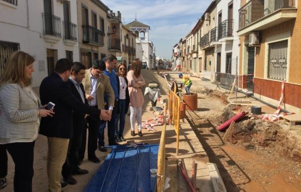 Diputación invierte 120.000 euros en la mejora de la red de saneamiento de Marmolejo