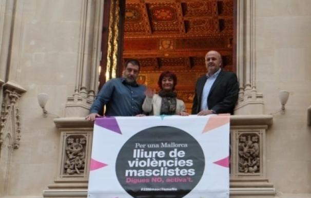 El Consell de Mallorca exhibirá en todos sus edificios la bandera contra la violencia a las mujeres durante esta semana